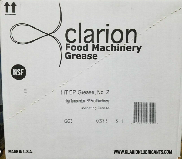 Clarion Food Machinery HT EP Grease, No. 2  10/14oz Case 1